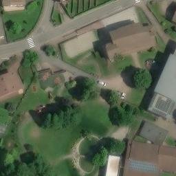 Sand Volleyball Court — aerial view