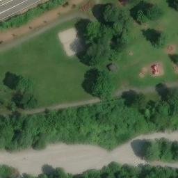 campo da beach volley — aerial view
