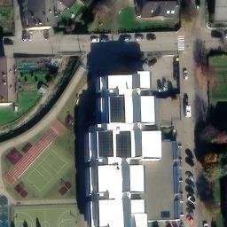 Volleyball Court — aerial view