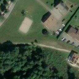 Sand Volleyball Court — aerial view