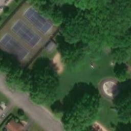 Drummondville Beach Volleyball Court #8 — aerial view