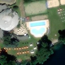Volleyball Court — aerial view