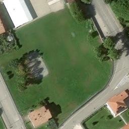 Sand Volleyball Court — aerial view