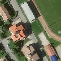 Sand Volleyball Court — aerial view
