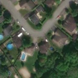 Drummondville Beach Volleyball Court #6 — aerial view
