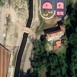 Volleyball Court — aerial view