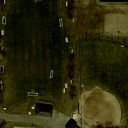 Saint-Lin–Laurentides Beach Volleyball Court — aerial view