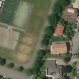 Sand Volleyball Court — aerial view