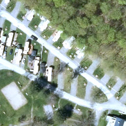 Lambton Beach Volleyball Court — aerial view