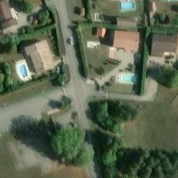 Volleyball Court — aerial view