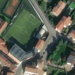 Volleyball Court — aerial view