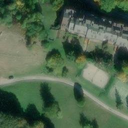Sand Volleyball Court — aerial view