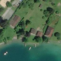 Sand Volleyball Court — aerial view