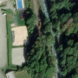 Sand Volleyball Court — aerial view