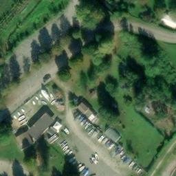 Sand Volleyball Court — aerial view