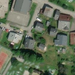 Sand Volleyball Court — aerial view