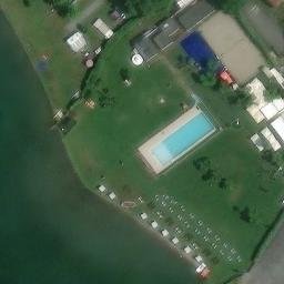 Sand Volleyball Court — aerial view