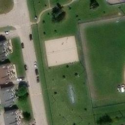 Lafontaine Beach Volleyball Court #2 — aerial view