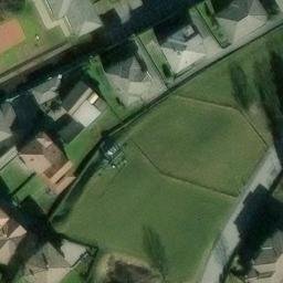 Volleyball Court near Leffe — aerial view