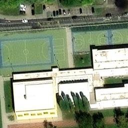 Volleyball Court — aerial view