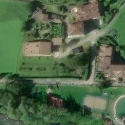 Sand Volleyball Court — aerial view