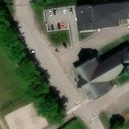 Lafontaine Beach Volleyball Court #1 — aerial view