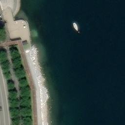 Sand Volleyball Court — aerial view