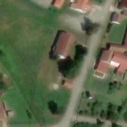 Grass Volleyball Court — aerial view