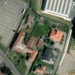 Grass Volleyball Court — aerial view