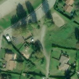 Sand Volleyball Court — aerial view