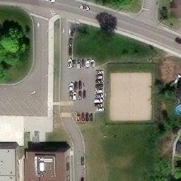 Saint-Antoine Beach Volleyball Court — aerial view