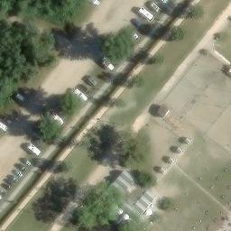 Sand Volleyball Court — aerial view