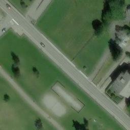 Sand Volleyball Court — aerial view