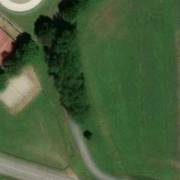 Sand Volleyball Court — aerial view