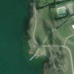 Sand Volleyball Court — aerial view