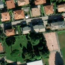 Volleyball Court near Bassano del Grappa — aerial view