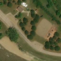 Perkins County Beach Volleyball Court — aerial view