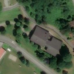 Sand Volleyball Court — aerial view