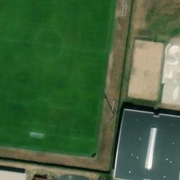 Sand Volleyball Court — aerial view