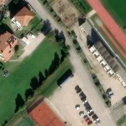 Sand Volleyball Court — aerial view