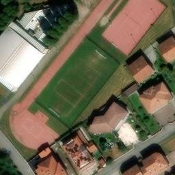 Volleyball Court — aerial view