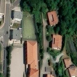 Campo oratorio — aerial view