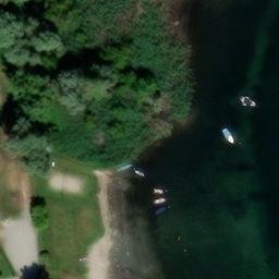 Sand Volleyball Court — aerial view