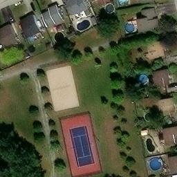Terrebonne Beach Volleyball Court #2 — aerial view
