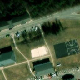 Downtown Beach Volleyball Court #1 — aerial view