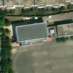 Volleyball Court — aerial view