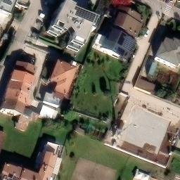 Sand Volleyball Court — aerial view