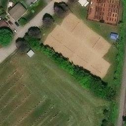 Charlemagne Beach Volleyball Court #2 — aerial view