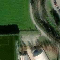 Sand Volleyball Court — aerial view