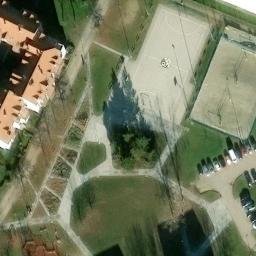 Volleyball Court — aerial view